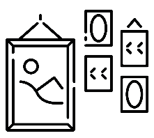 Декорации за стена, Икони, Часовници, Пана